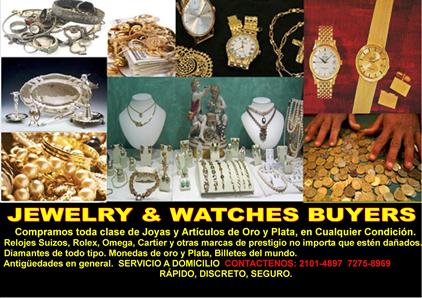 Compro joyas de oro y plata relojes suizos Ro - Imagen 1