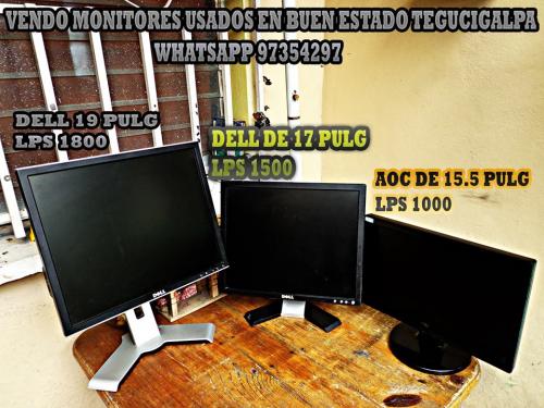 vendo monitores usados en tegucigalpa mi what - Imagen 1