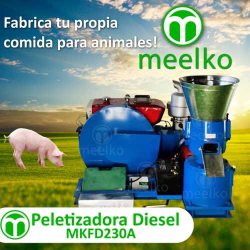 Meelko Peletizadora 230 mm 22 hp DIESEL para  - Imagen 1
