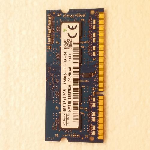 Memoria ram 4GB DDR3 PC3L  para portatil PREC - Imagen 1