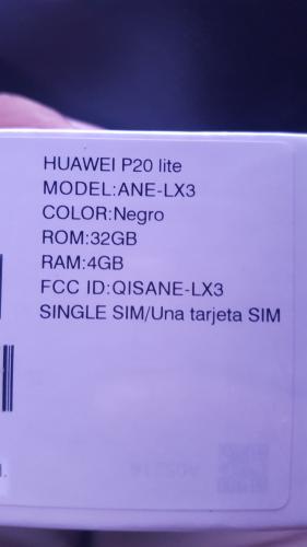 Vendo Huawei P20 Lite Nuevo 6800 telefono s - Imagen 1