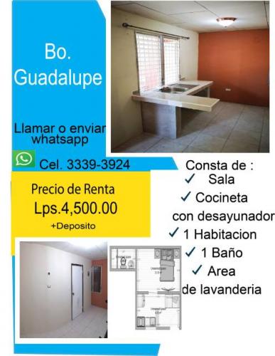 Se renta apartamento en Guadalupe *** cerca d - Imagen 1