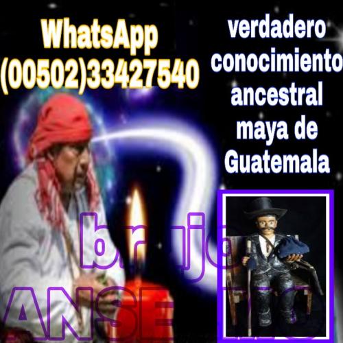 anselmo unico brujo en guatemala con el con - Imagen 1