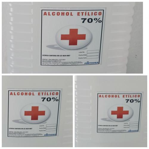 🔴3 Galones de Alcohol al 70% 🔵Envio gra - Imagen 1