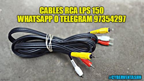 cables rca lps 150 whatsapp o telegram 973542 - Imagen 1