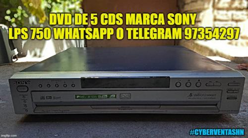 dvd de 5 cds marca sony  lps 750 whatsapp o t - Imagen 1