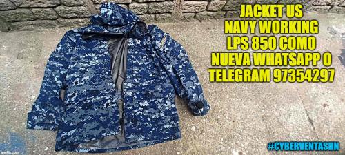 chaqueta us navy de trabajo lps 850 como nuev - Imagen 1